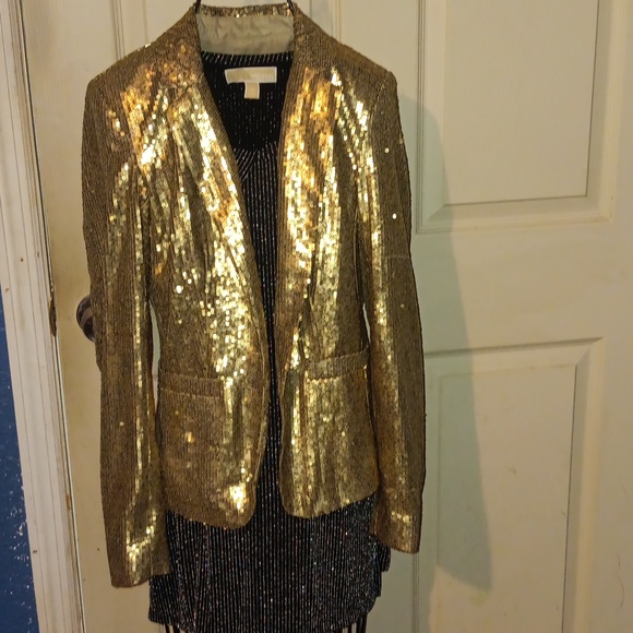 Micheal Kors sz 0 sequin jacket - Picture 2 of 7